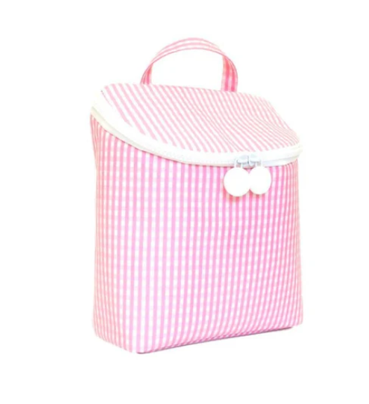 Take Away Insulated Bag, Gingham Pink