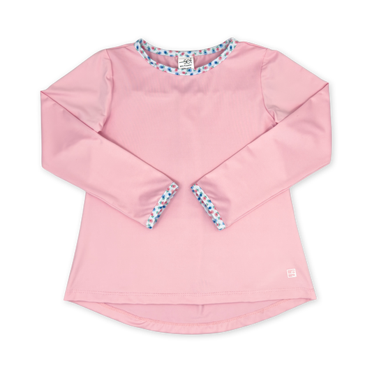 Taylor T Long Sleeve - Cotton Candy Pink, Kindness Blooms