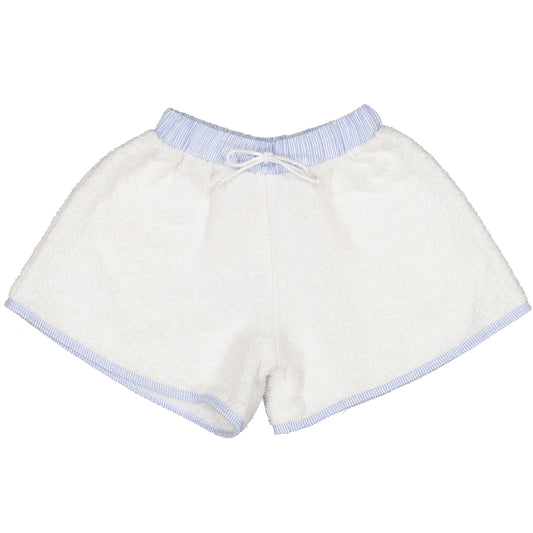 Terry Basics Blue Stripes Girl Shorts
