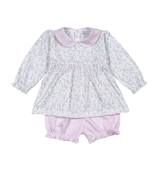 Vivian Floral Pima Bloomers Set