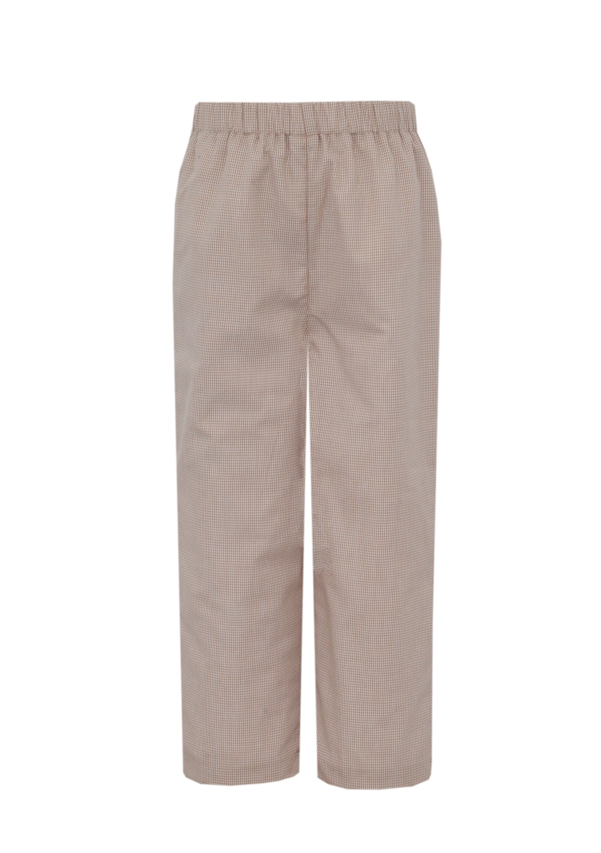 Beige pants on a white background