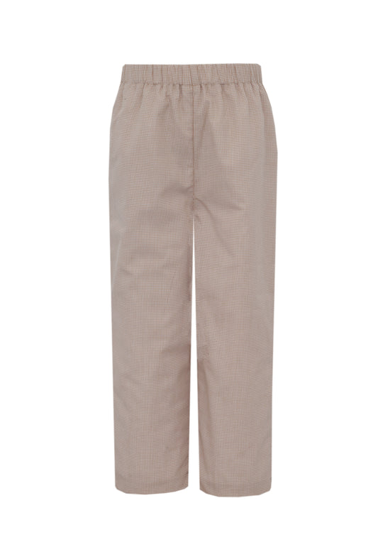 Beige pants on a white background