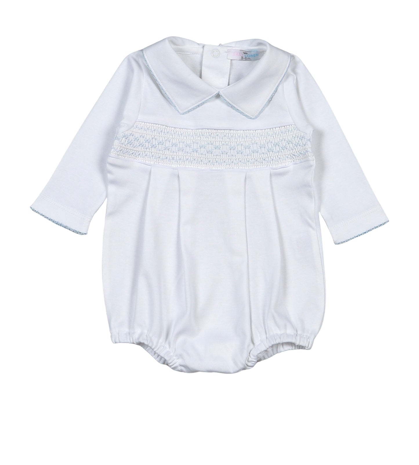 Tim Smocked Long Sleeve Bubble