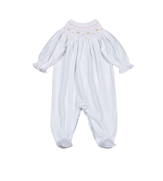 Sally Smocked Bishop Footie