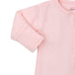 Breezy Clouds Pink Ruffle Zip Footie