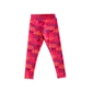 Nylon Leggings in Red Floral
