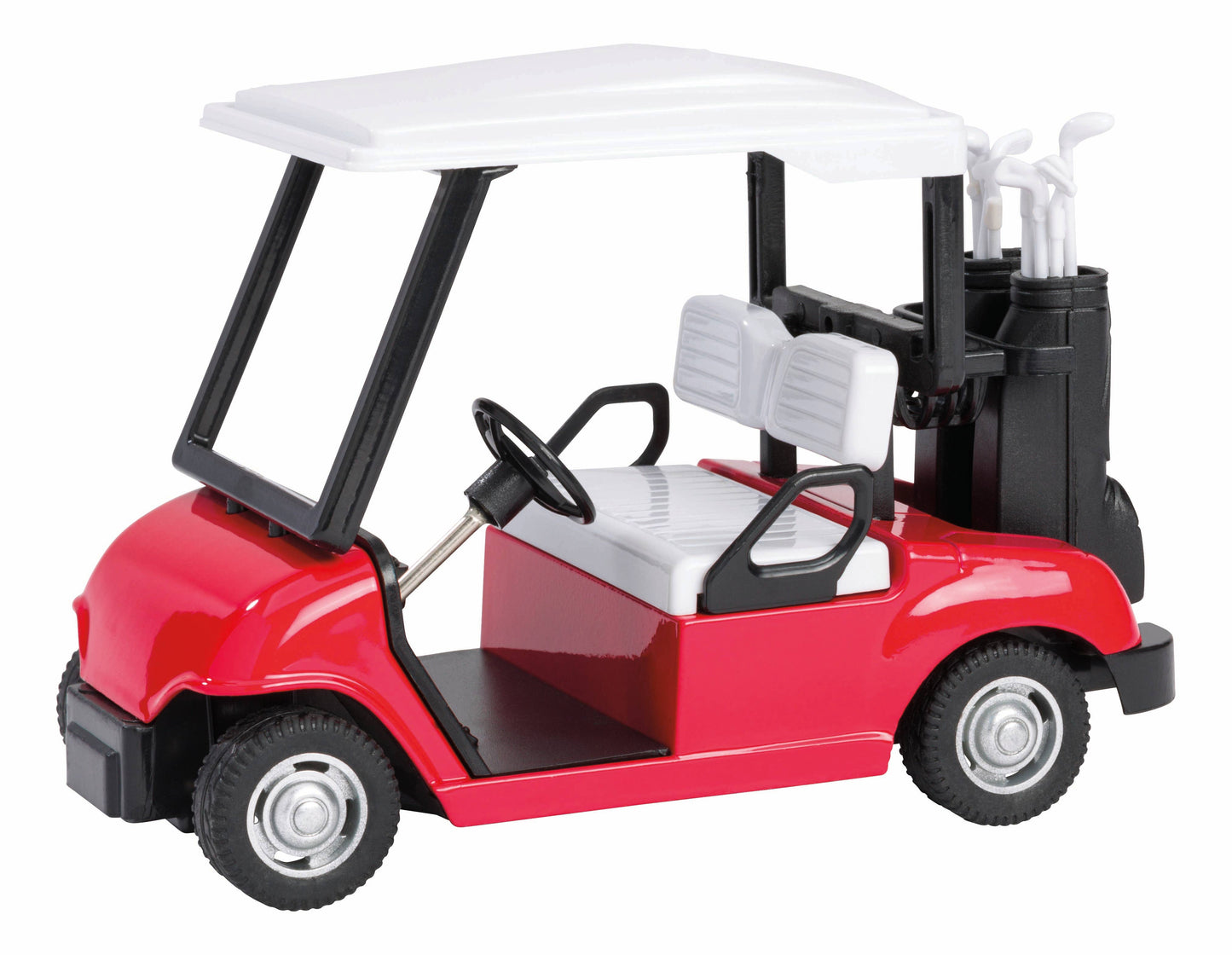 Rollin' Pull-Back Golf Cart-Toy Car, Die Cast (colors vary)