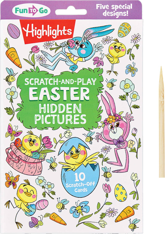 Scratch-and-Play Easter Hidden Pictures