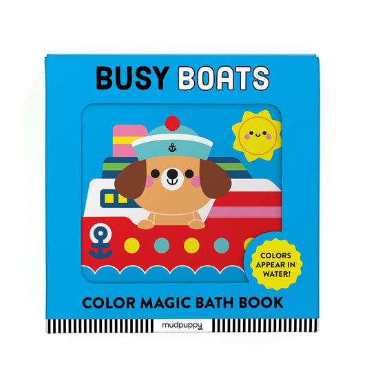 Busy Boats Color Magic Bath Book
