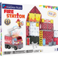 Magna-Tiles Fire Station 50-Piece Set
