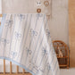 Muslin Swaddle, Blue Ribobn