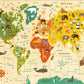 World Map 24-Piece Floor Puzzle