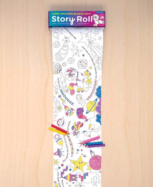 Coloring Roll, Luna Unicorn