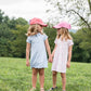 Kids Baeball Hat, Pink Sailboat