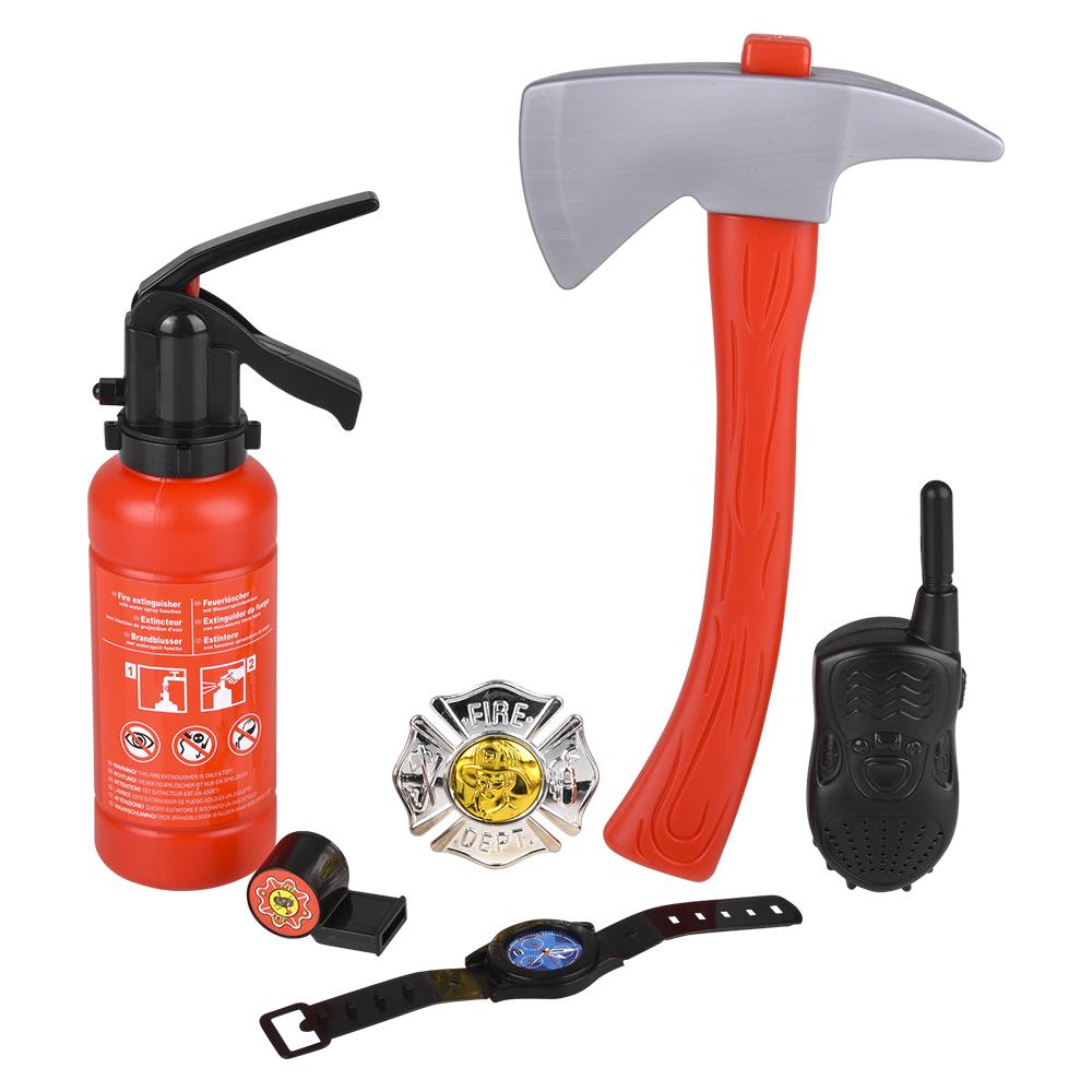 6 Piece Fire Fighter Role Play Set