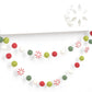 Classic Felt Peppermint Garland