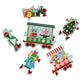 Christmas Train Shaped Floor Puzzle