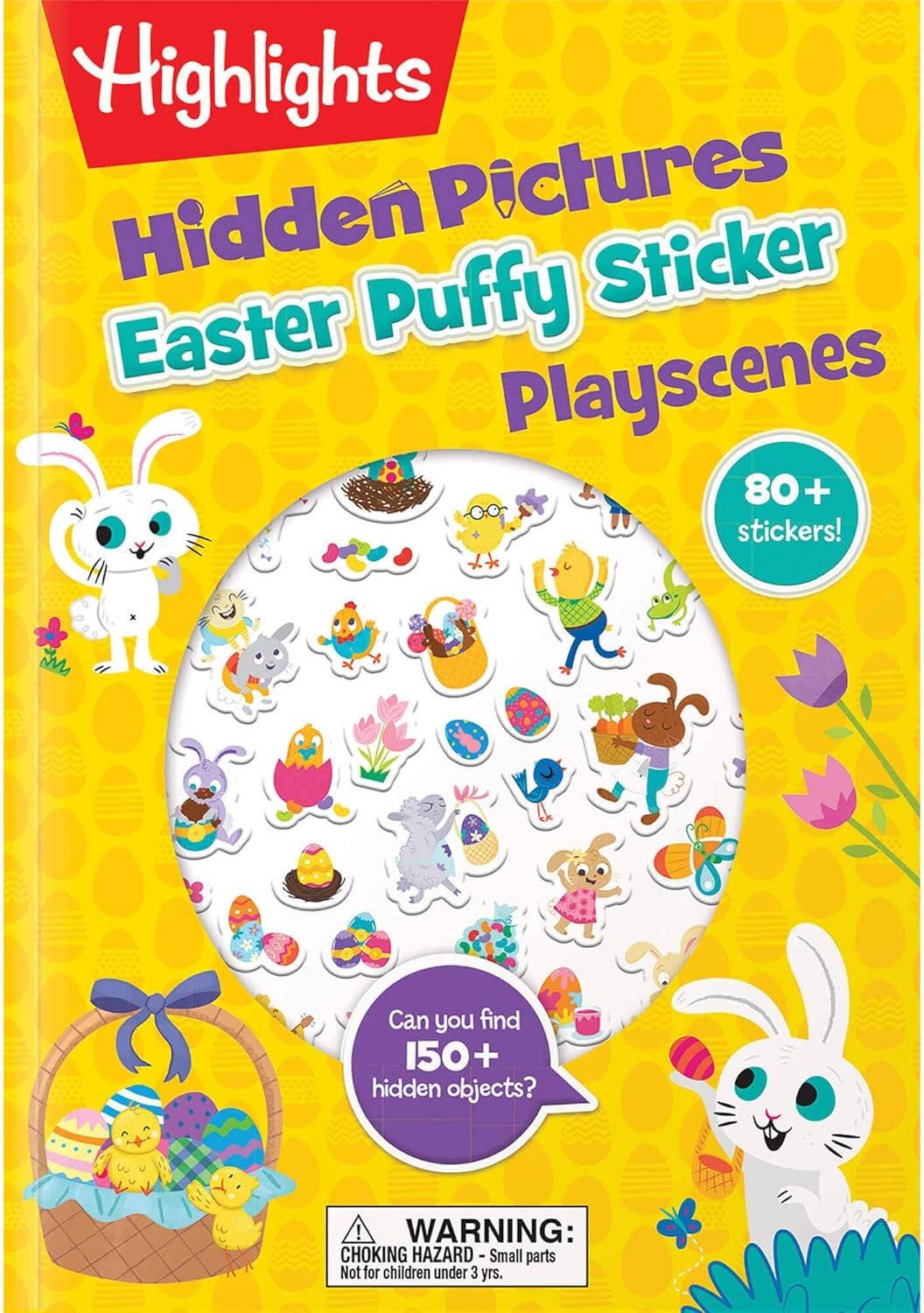 Easter Hidden Pictures Puffy Sticker Playscenes