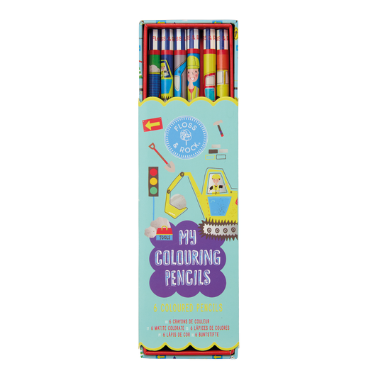 Construction My Pack of 6 Coloring Pencils