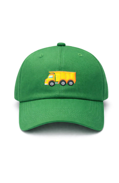 Kids Baseball Hat, Dump Truck