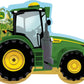 John Deere Kids: How Tractors Work Shaped Board Book