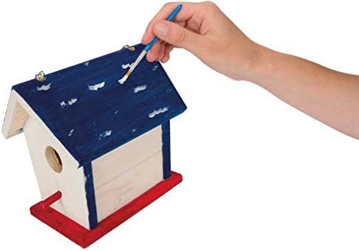 Beetle & Bee Paint A Bird Base, Backyard Birdhouse Kit