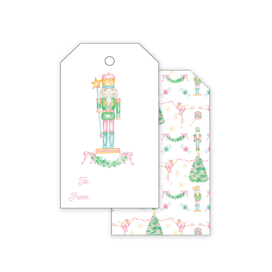 Set of 10 Gift Tags, Land of Sweets Nutcracker