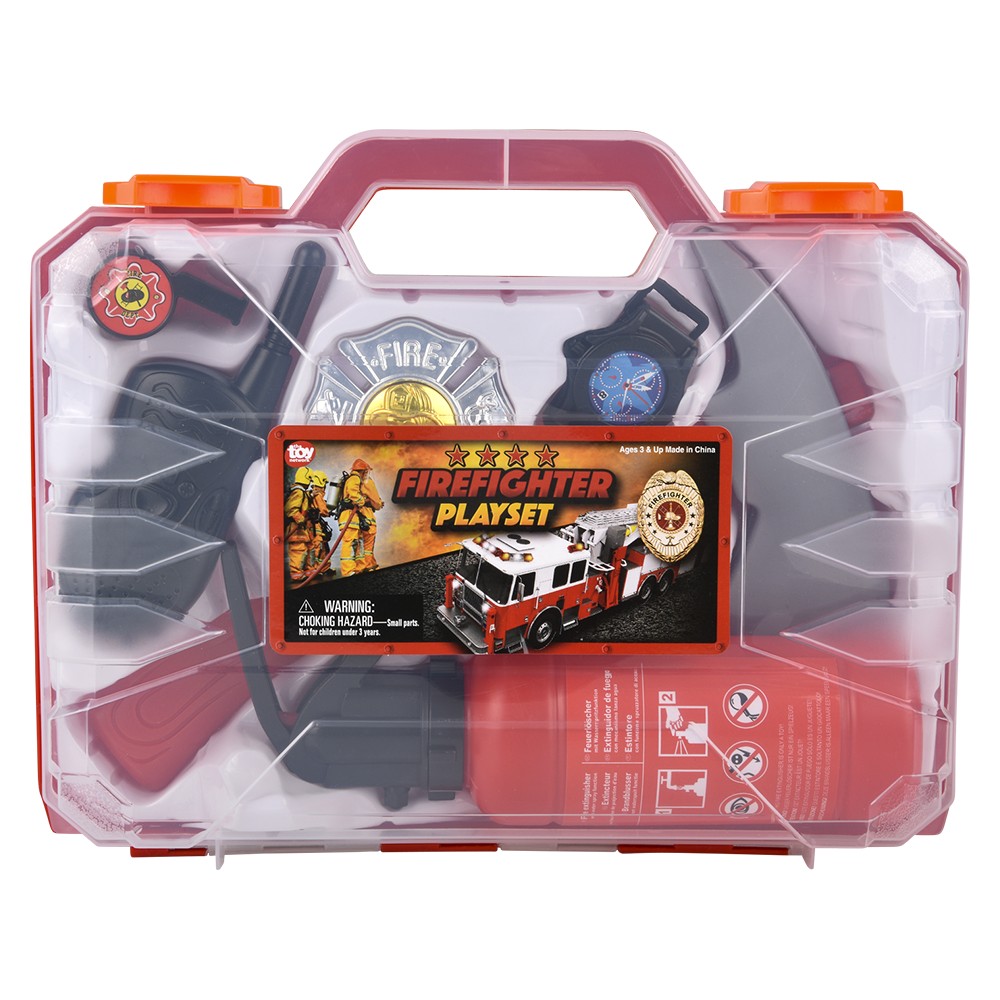 6 Piece Fire Fighter Role Play Set