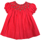 Red Corduroy Smocked Bishop Christmas Classic