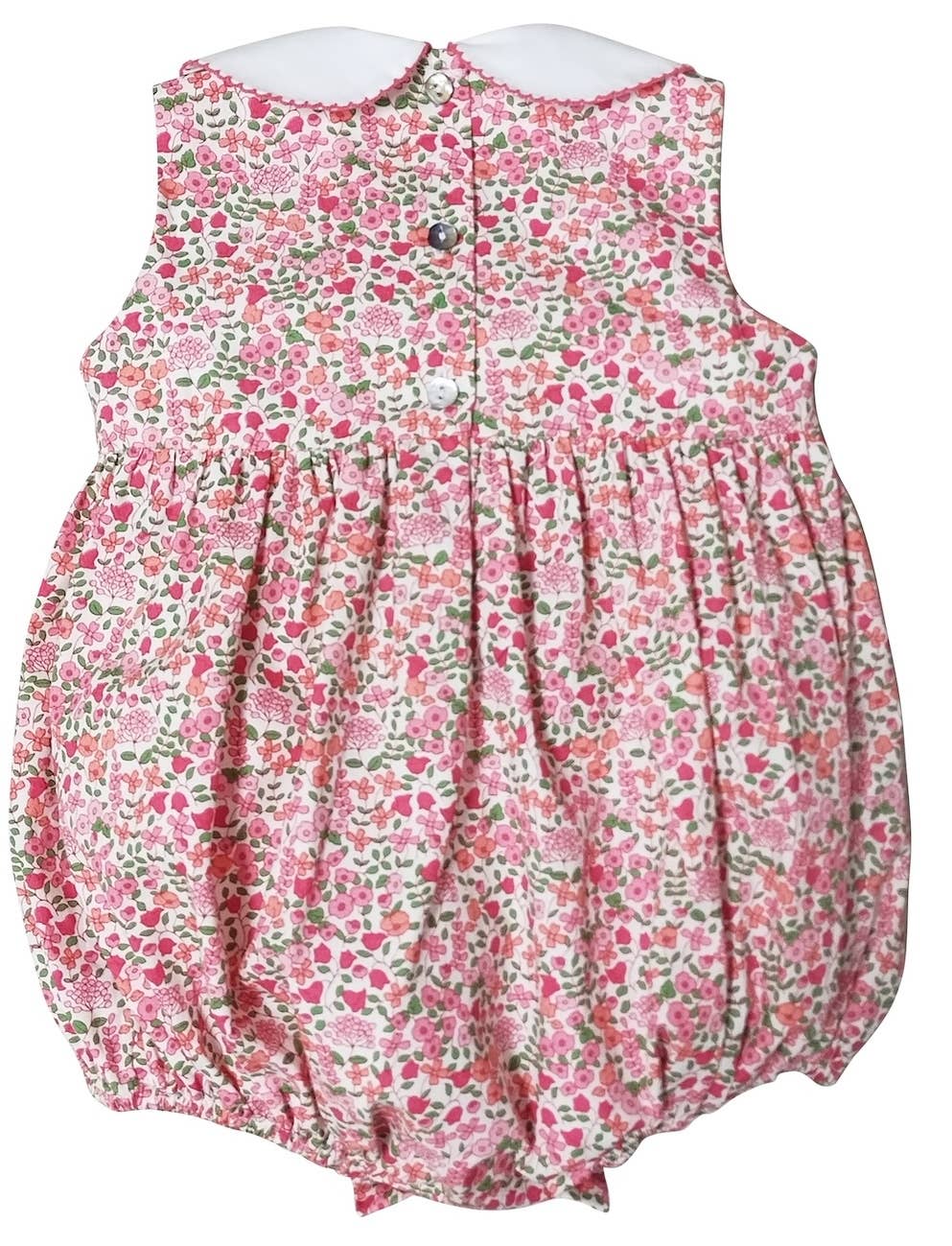 Brooke Floral Print Smocked Bubble