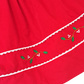Corduroy Red Classic Float Christmas Dress