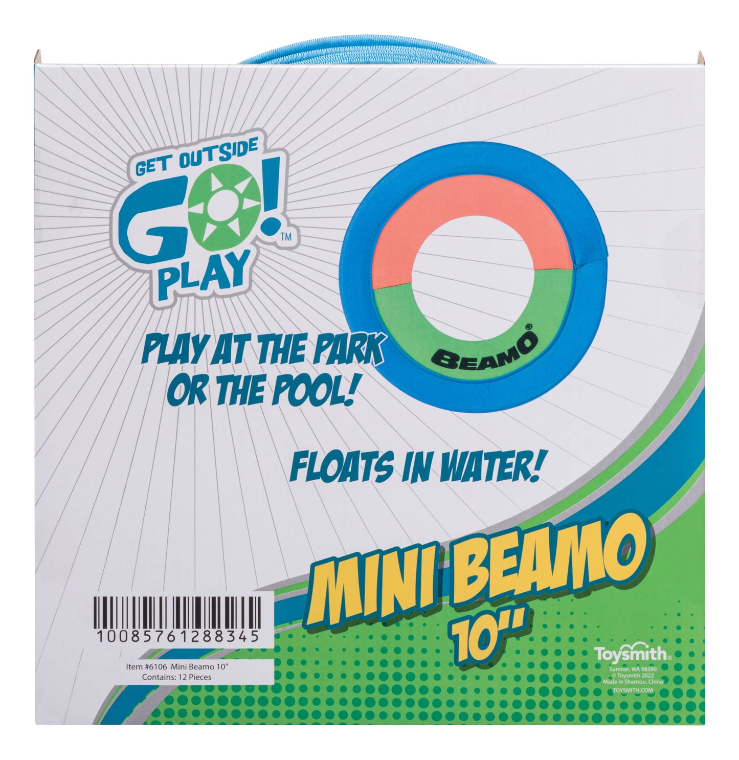 Get Outside GO! Play 10" Beamo-Flying Disk-Outdoor Play