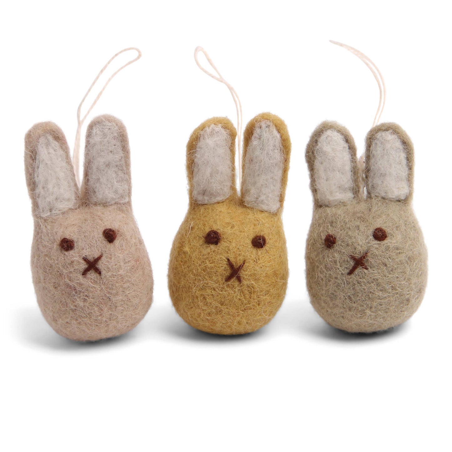 Mini Bunny Clay Colors, Set of 3