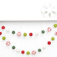 Classic Felt Peppermint Garland