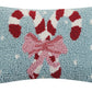 Holiday Candy Canes Hook Pillow