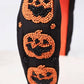 Jack o Lantern Beaded Headband, Black