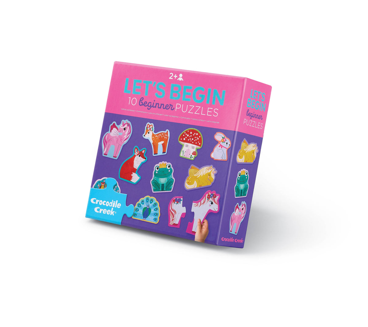 2-Piece Let's Begin Puzzle - Unicorn
