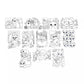 Undercover Art Hidden Patterns Coloring, Smitten Kitten