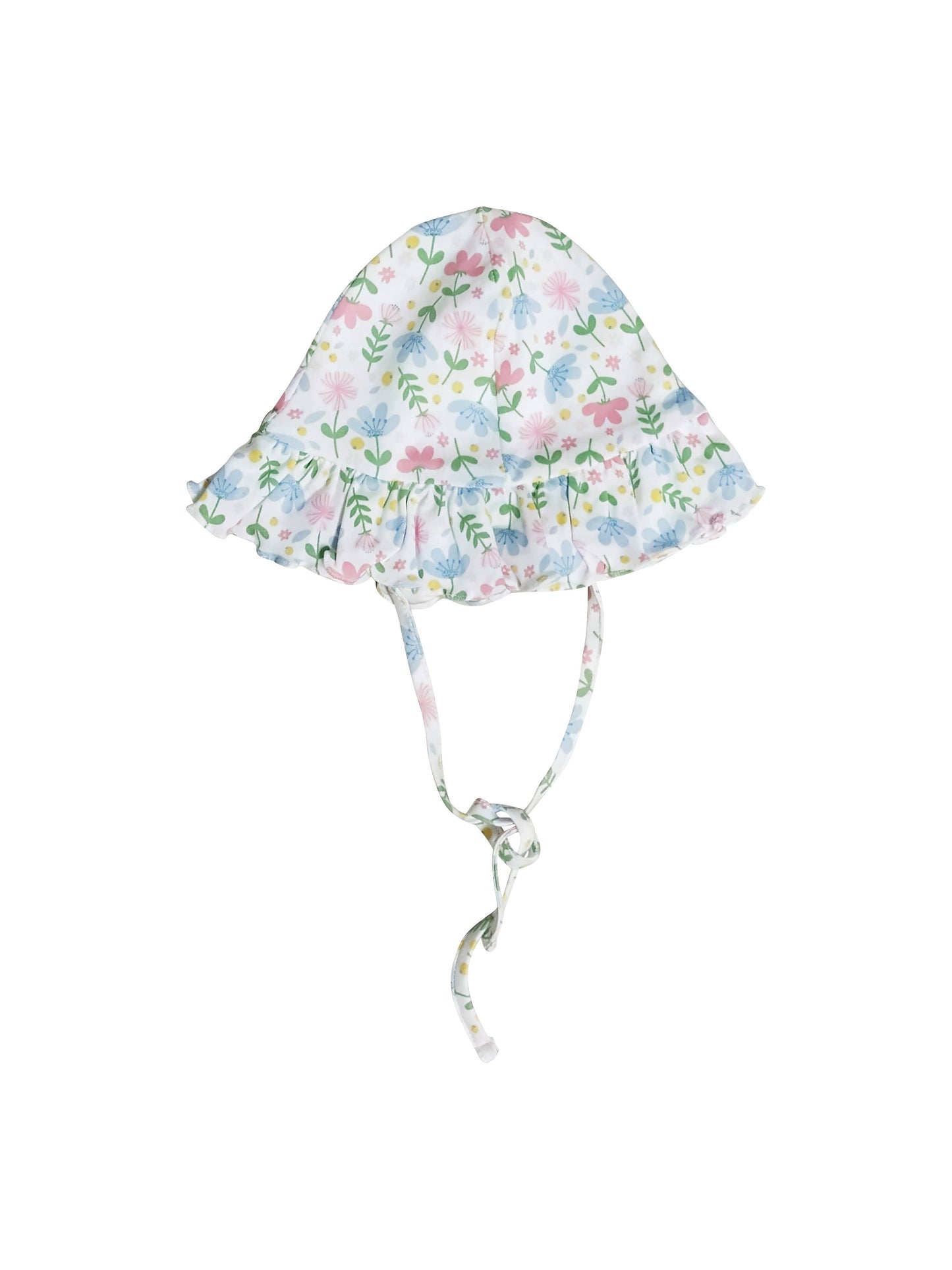 Palm Beach Floral Sun Bubble and Hat Set