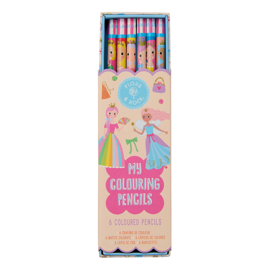 Princess My Pack of 6 Coloring Pencils