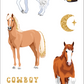 Horses Sticker Set