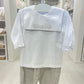 Boy's Long Sleeve Pant Set with Khaki GIngham Pants and Top with Train Embroidery