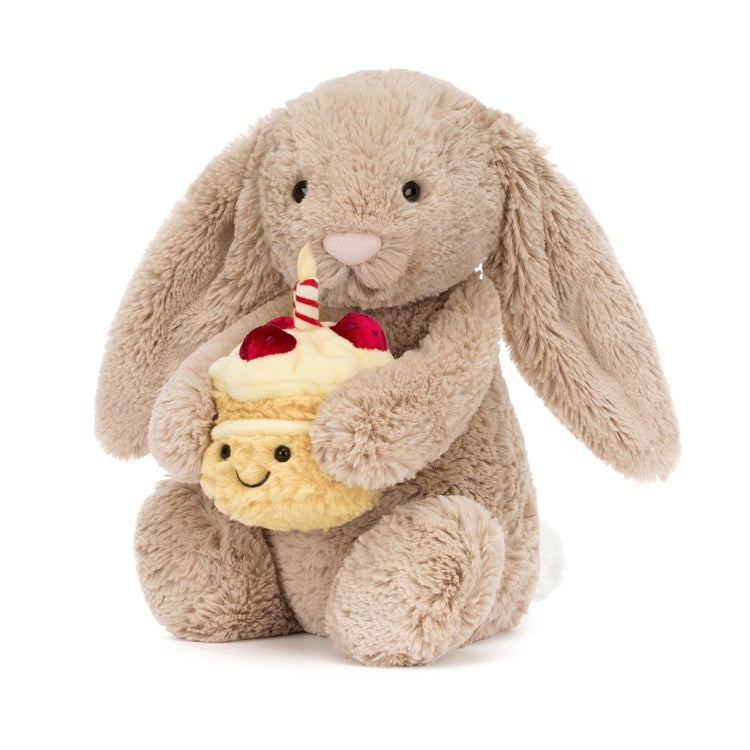 Bashful Beige Bunny 'Birthday'