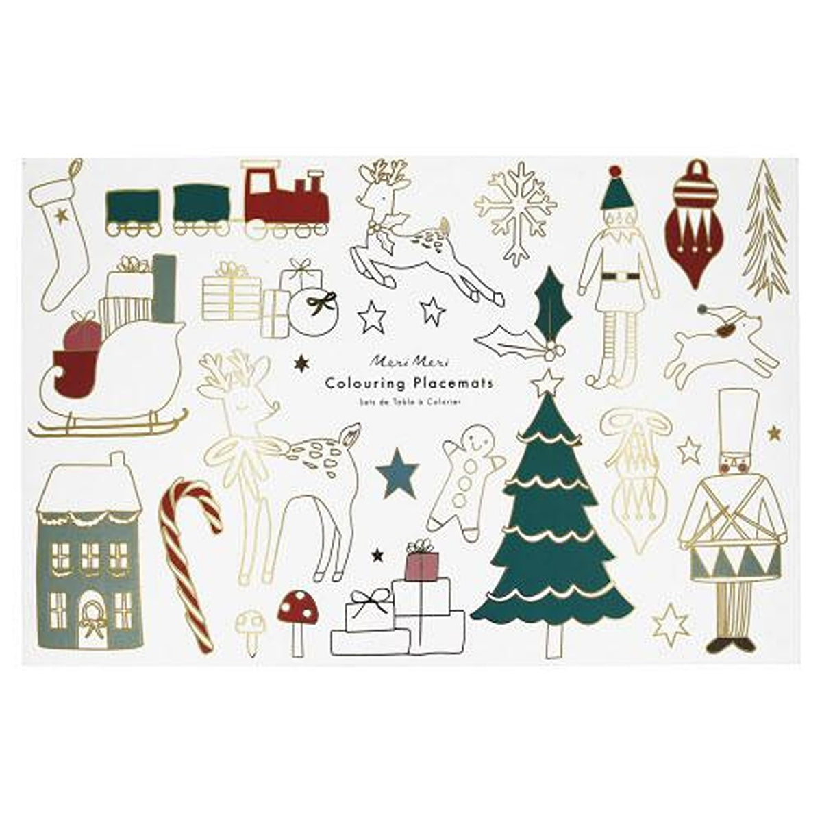 Christmas Coloring Placemats (x 8)