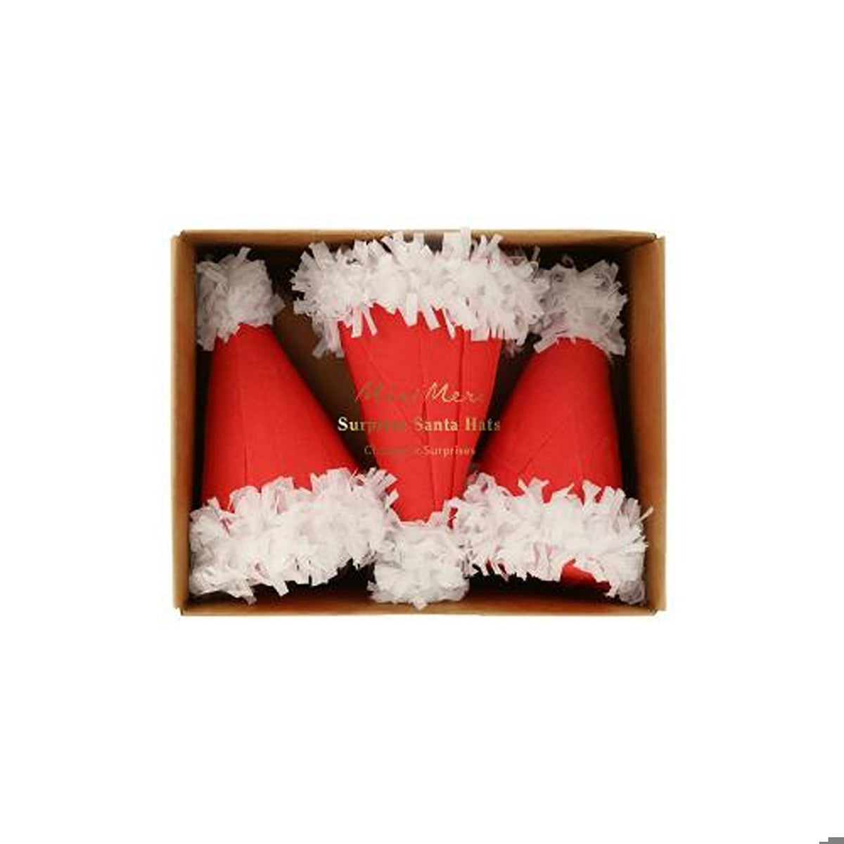 Surprise Santa Hats (x 3)