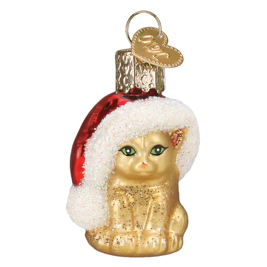Ornament, Mini Santa's Kitten