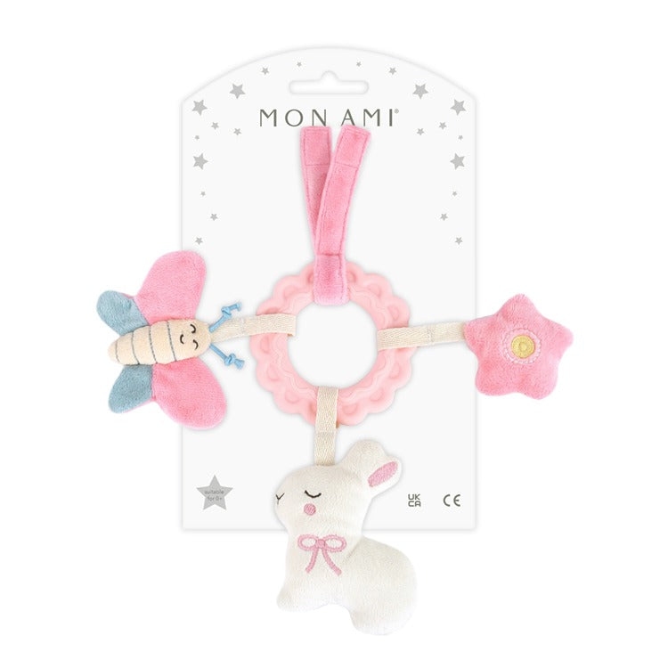 Bunny & Friends Ring Activity Toy / PINK