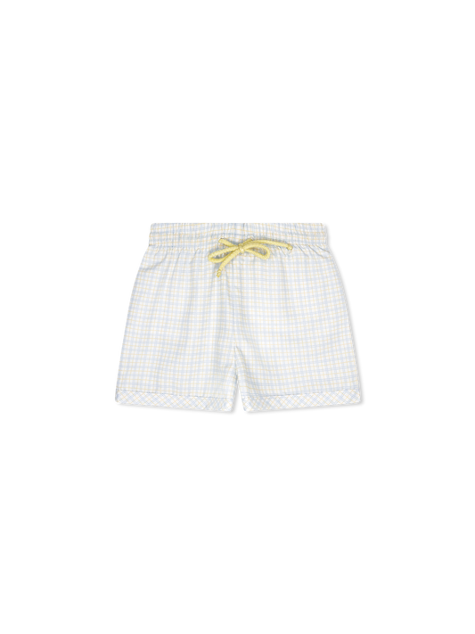 Barnes Swimsuit, Cornflower Check