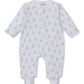 Printed Zippered Footie, Teddy Bear Time