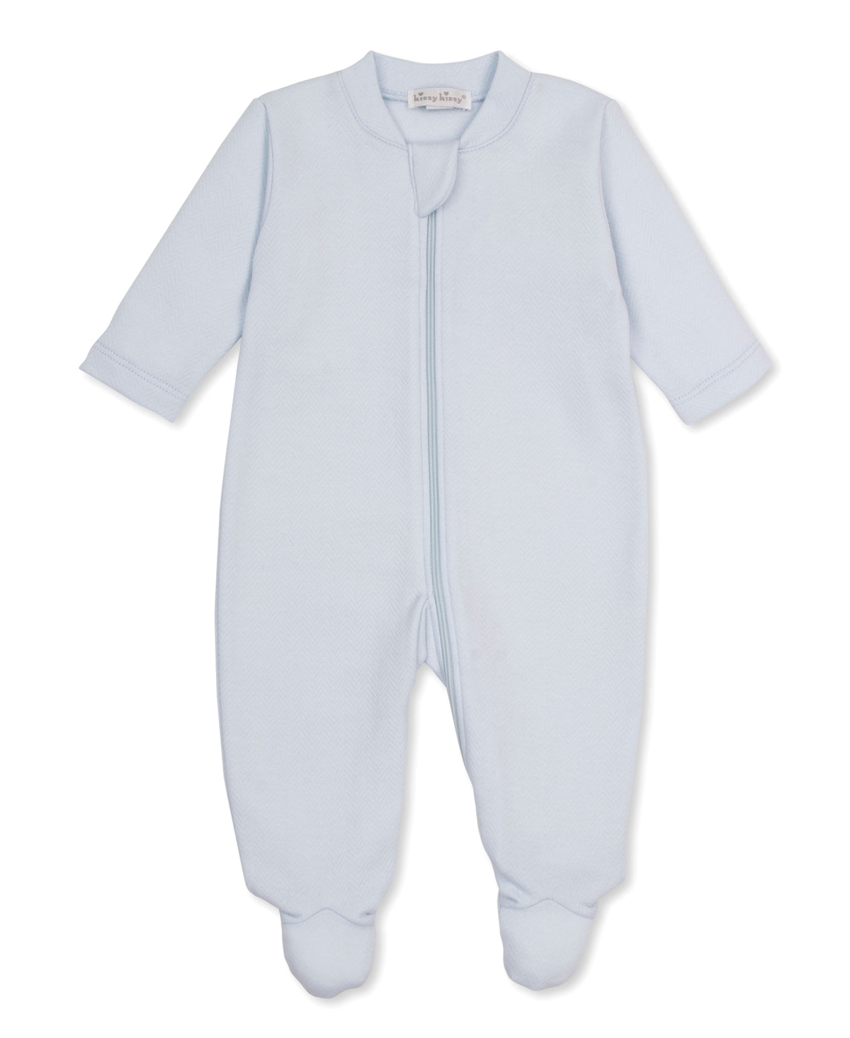 Zippered Jacquard Footie